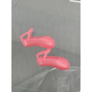 Barbie Doll Pink Ballet Slippers Shoes For Play Or Collectors